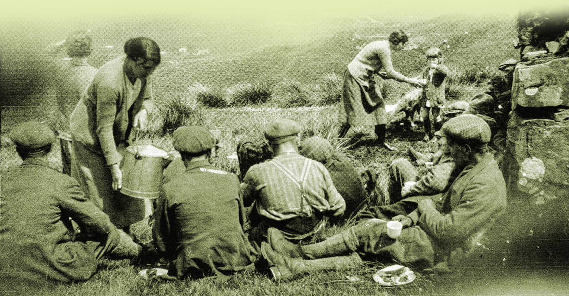 A photograph of a group of people